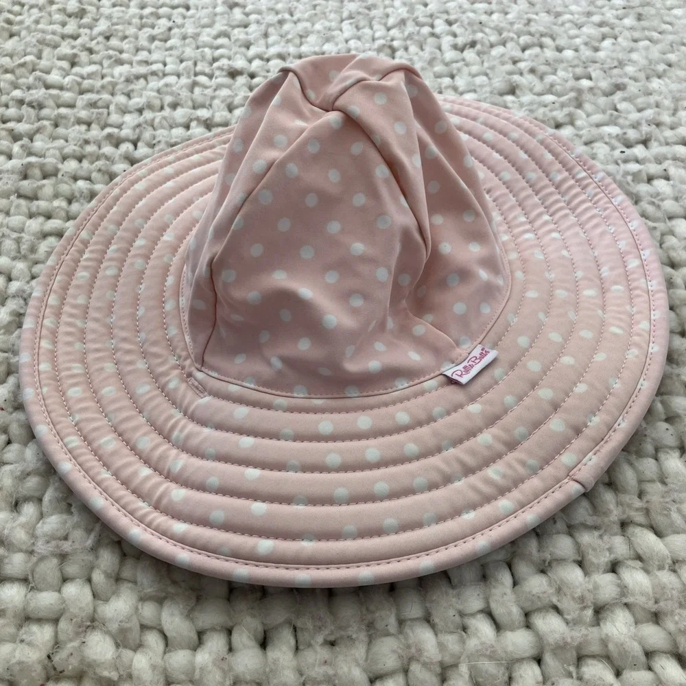 Ruffle Butts Baby's Wide‎ Brim UPF 50+ Sun Hat Size 0-12M Water Resistant